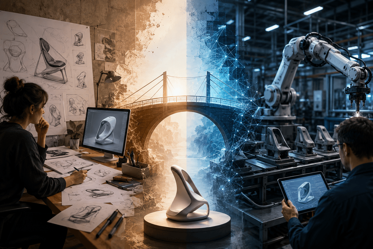 Bridging the Gap Between Creative Design and Industrial Manufacturing