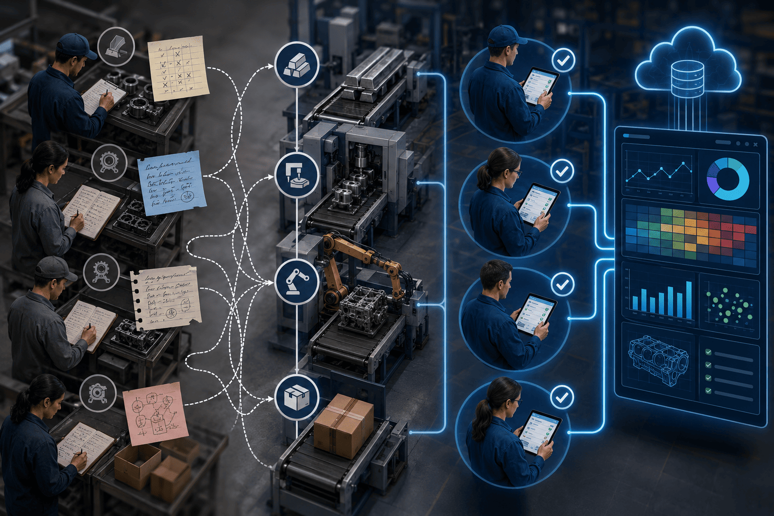 Standardizing Quality Inspection Logs for Multi-Stage Production